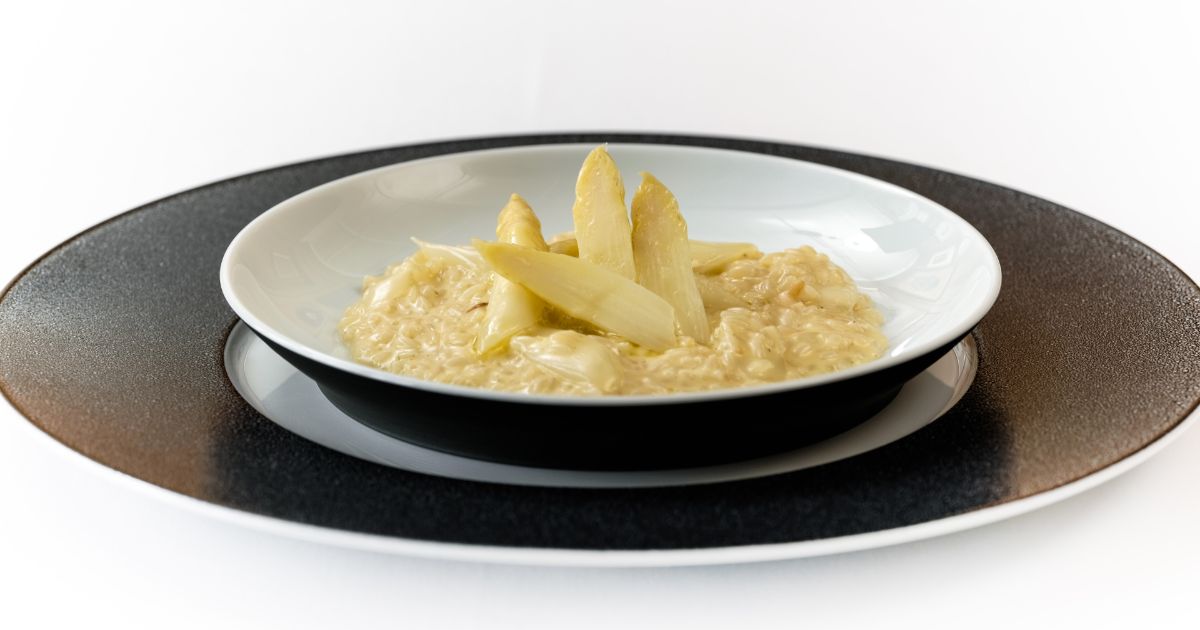 Risotto with asparagus