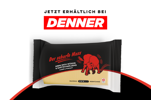 Käseportion Der scharfe Maxx neu bei Denner