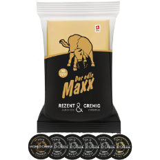Der edle Maxx 365 in Portionen in der Verpackung